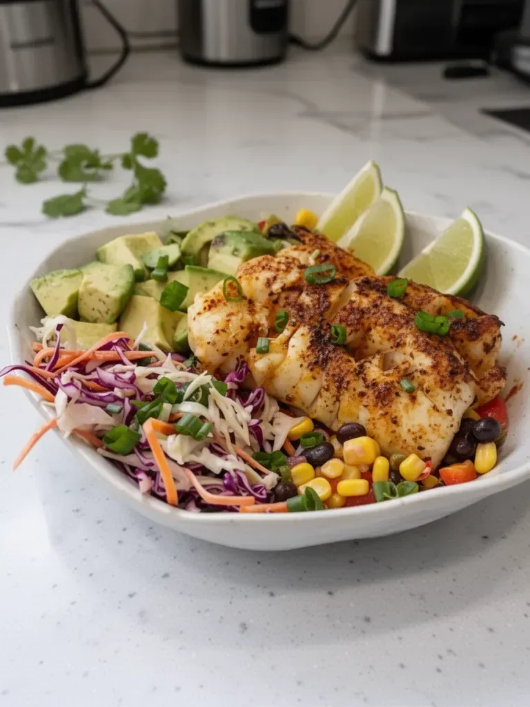 Baja Fish Taco Bowls