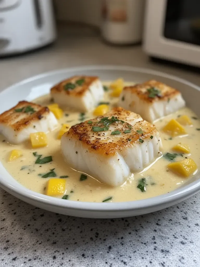 Baked Cod in Coconut Lemon Cream Sauce: An Incredible Ultimate Recipe
