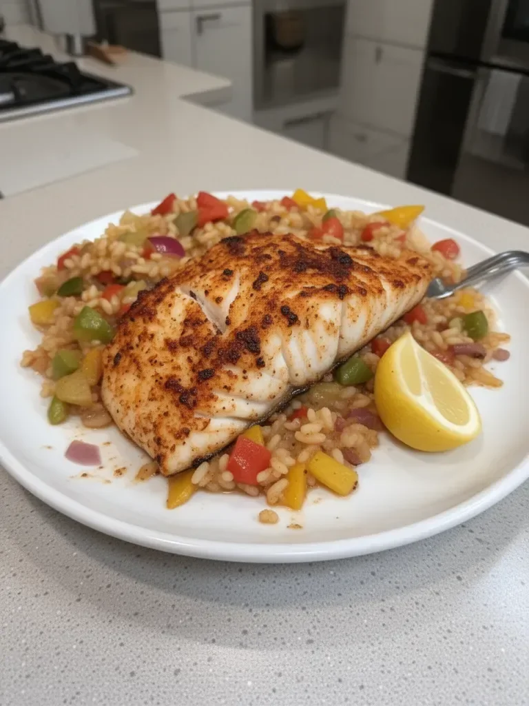 Best Cajun Halibut Ever