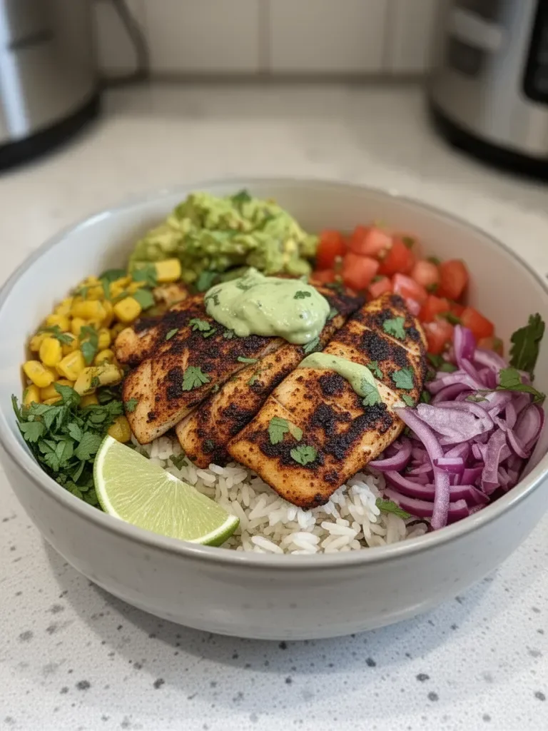 Blackened Fish Taco Bowls
