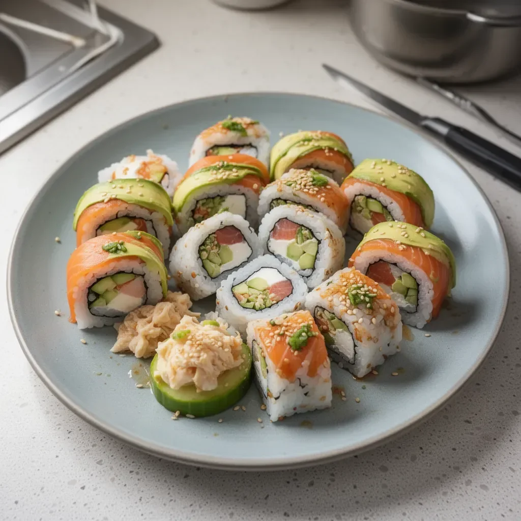 California Roll without Rice - a low-carb sushi delight