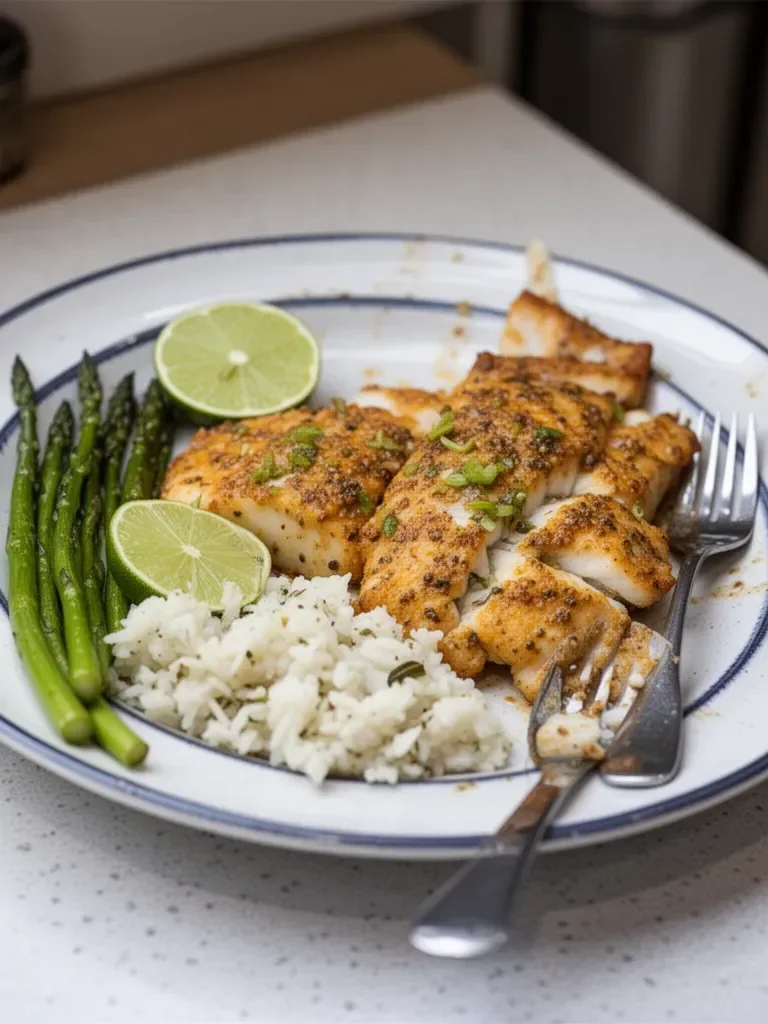 Chili Lime Baked Cod