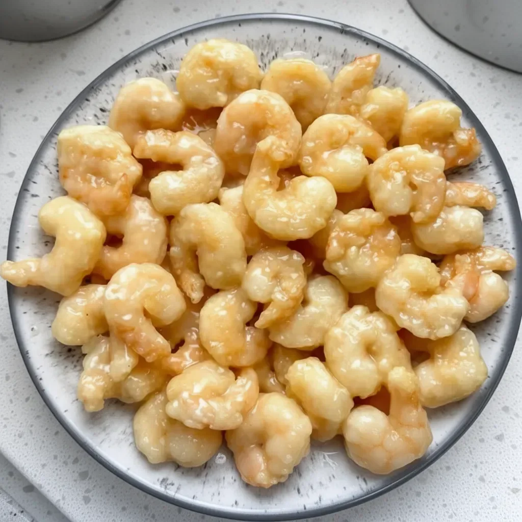 Delicious Chinese Coconut Shrimp served with dipping sauce