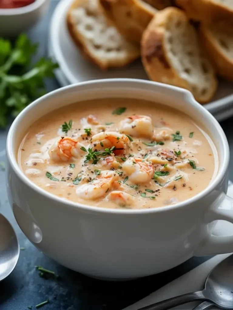 Crab and Shrimp Seafood Bisque