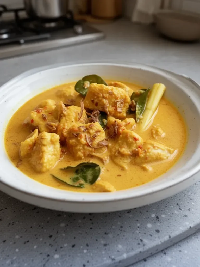 Creamy Coconut Indonesian Fish Curry - Fish Curry