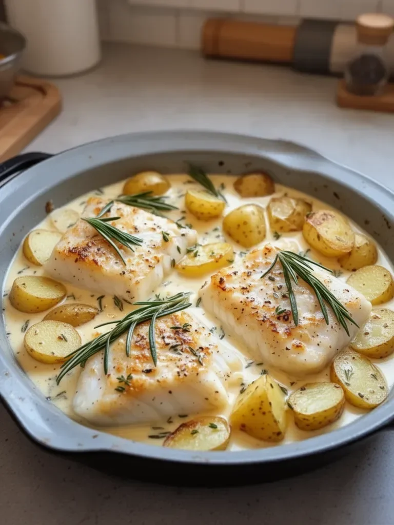 Creamy Cod with Potatoes