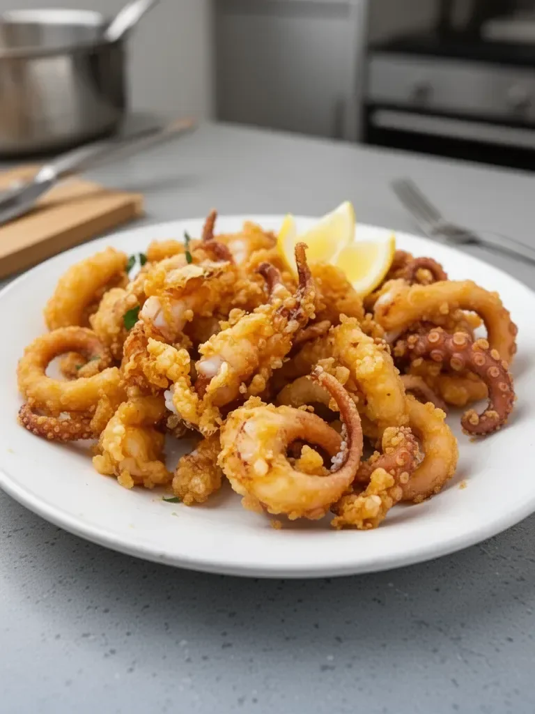 Crispy Fried Baby Octopus: A Tasty 30-Minute Delight