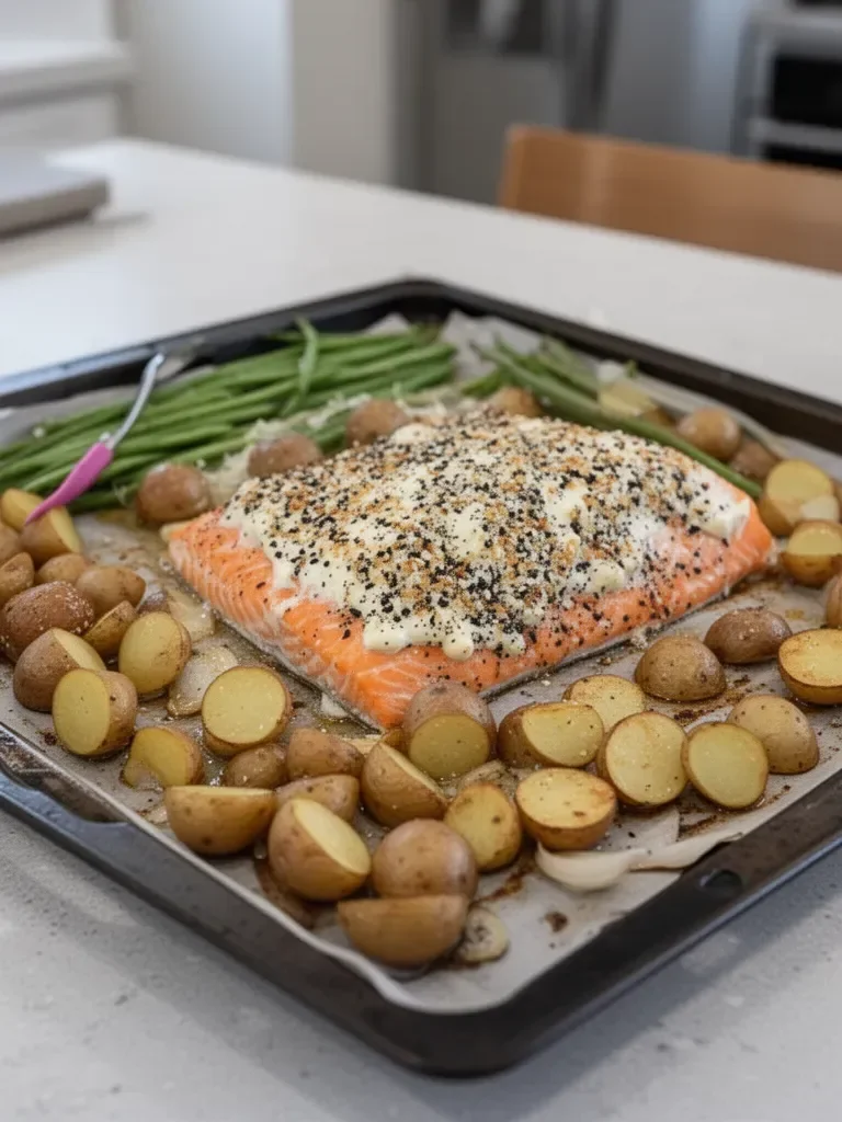 Everything Bagel Sheet Pan Salmon