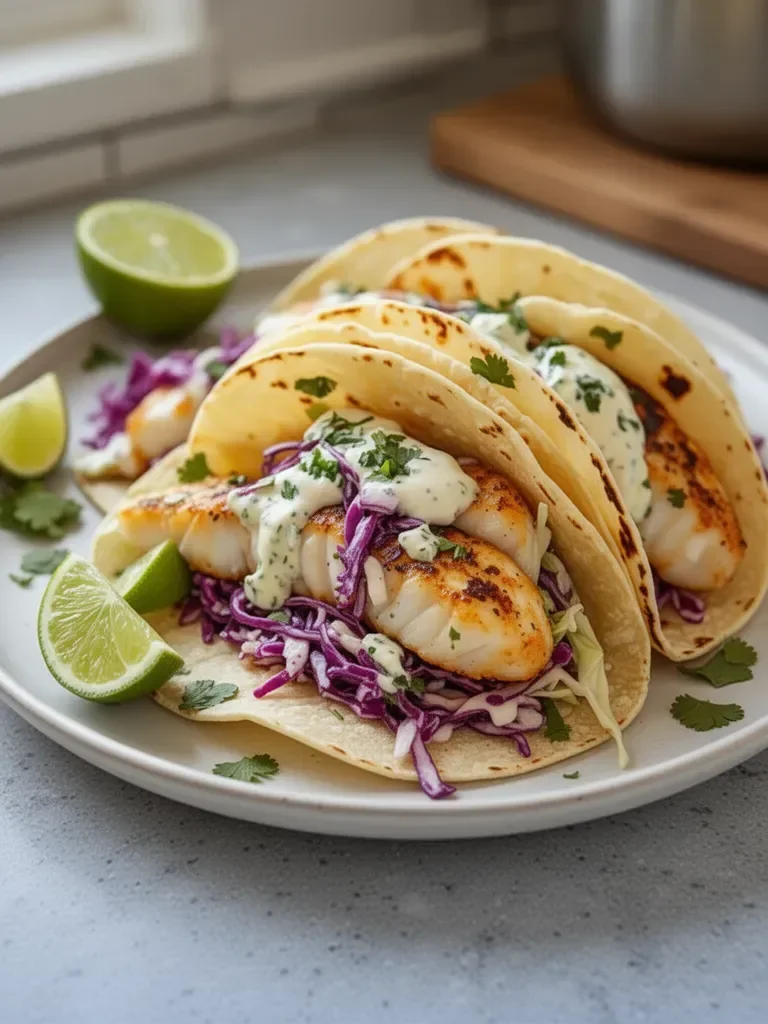 Fish Tacos with Cabbage Slaw: A Delicious & Easy Recipe