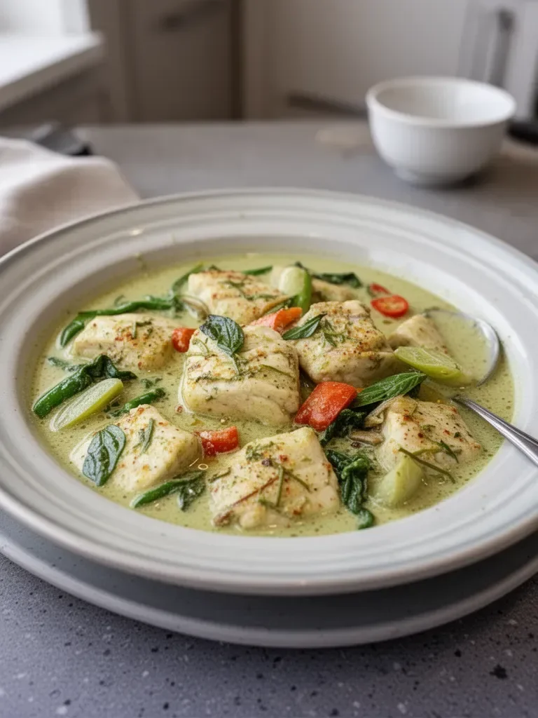 Jamie Oliver Fish Thai Green Curry