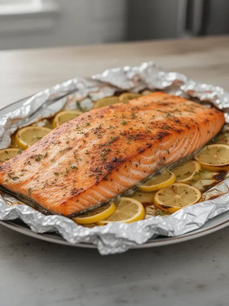 Healthy Baked Salmon in Foil