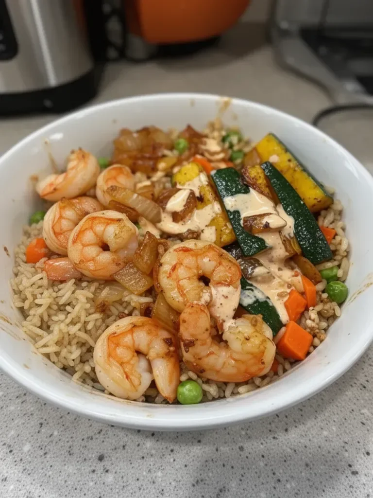Hibachi Shrimp Rice Bowls