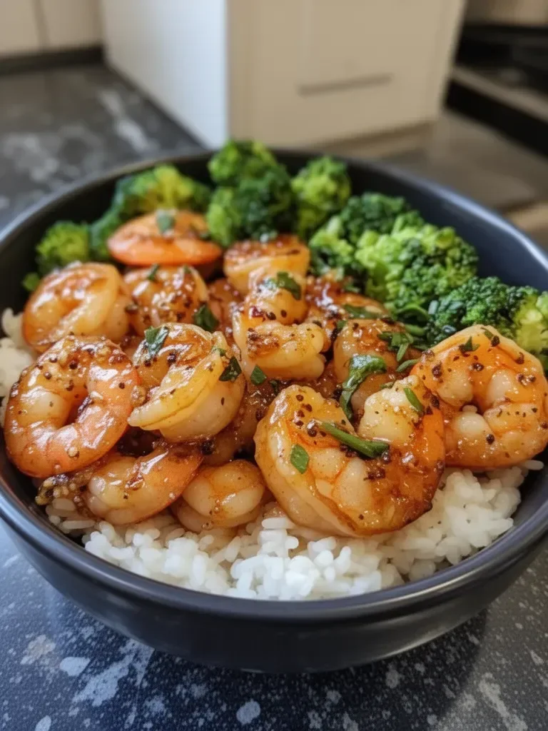 Honey Garlic Shrimp Bowls: A Quick Dinner Delight!