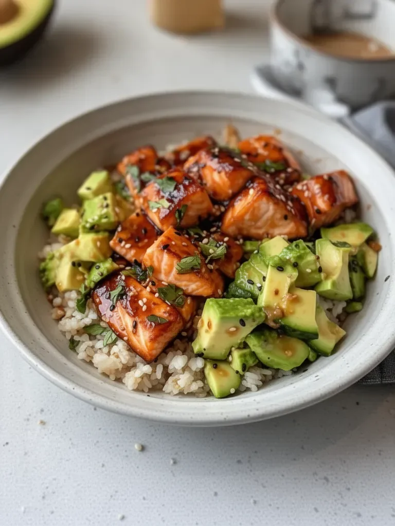 Honey Glazed Salmon Bowl: Quick, Healthy & Delicious Dinner