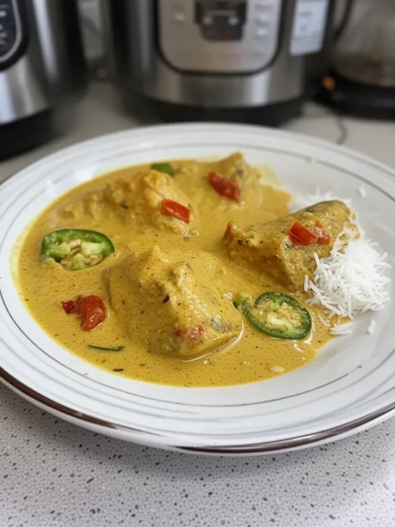 Instant Pot Fish Curry | South Indian Fish Molee