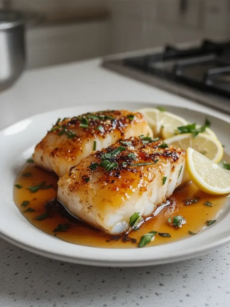 Irresistible Baked Honey Marinated Cod Ready in 30 Minutes