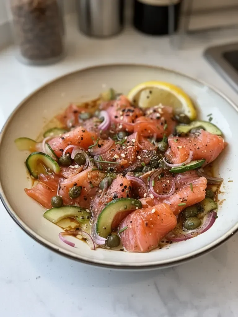 Miso Soy Salmon Sashimi Bowl