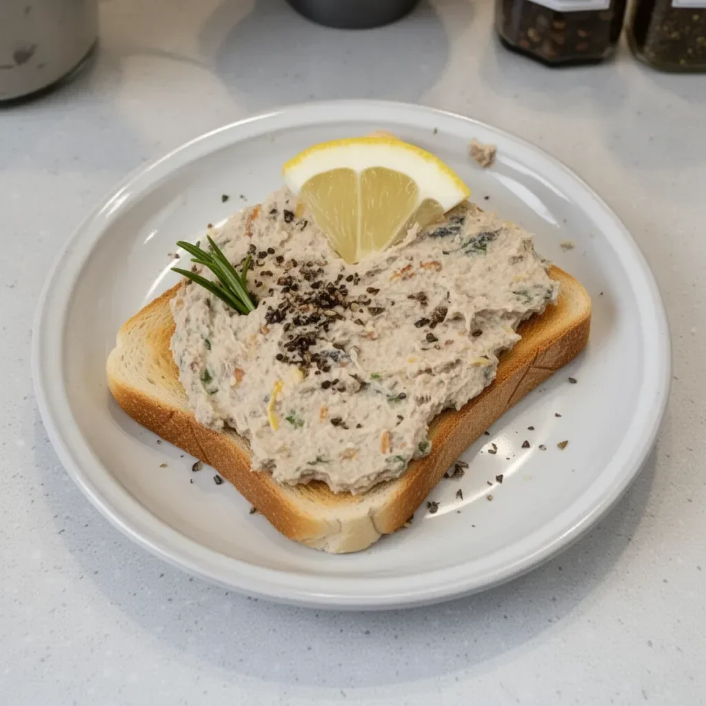 Nigella's creamy Mackerel Pâté served on crusty bread