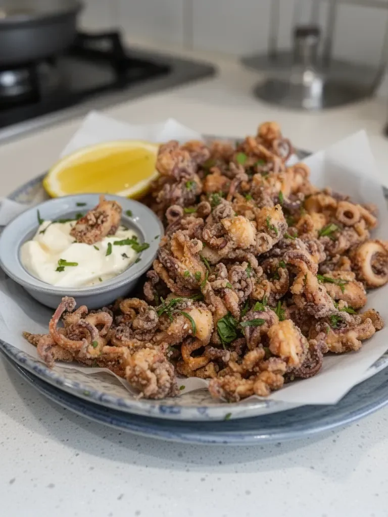 Salt and pepper fried squid