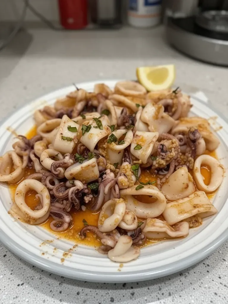 Sautéed Cajun Calamari