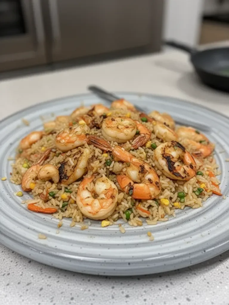 Seafood Fried Rice – A Savory Mix of Shrimp, Crab & Veggies