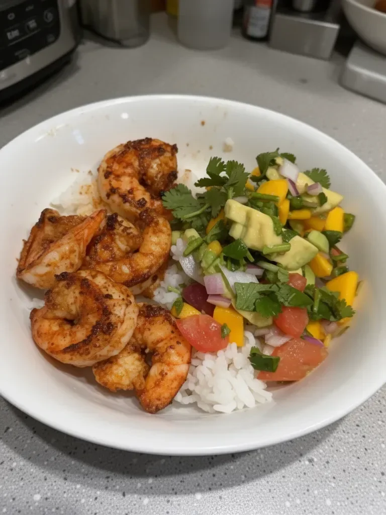 Shrimp and Mango Salsa