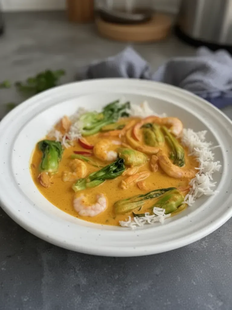 15 Minute Coconut Shrimp Curry