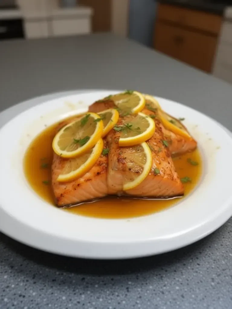 20 Minute Pan Seared Salmon with Citrus Butter Glaze