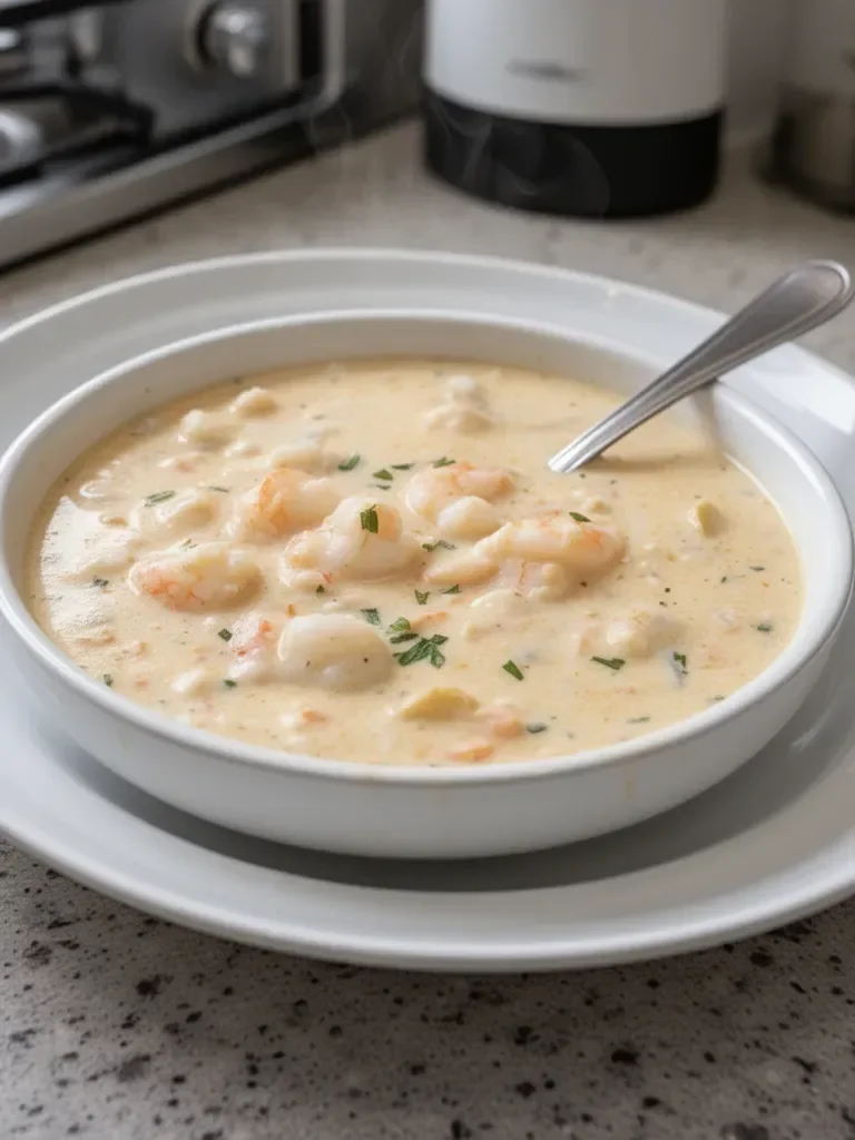 Creamy Crab and Shrimp Bisque Perfect for Cozy Nights