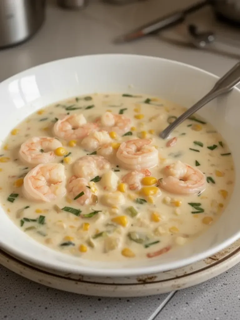 Creamy Shrimp and Corn Soup