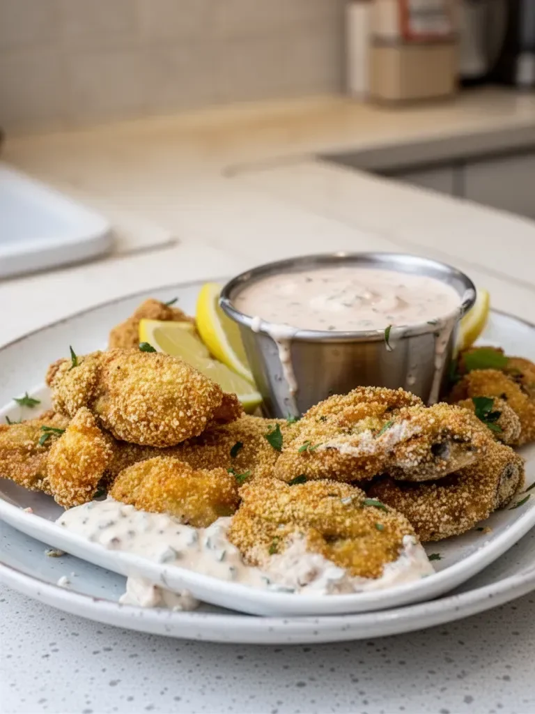 Deep Fried Oysters with Remoulade