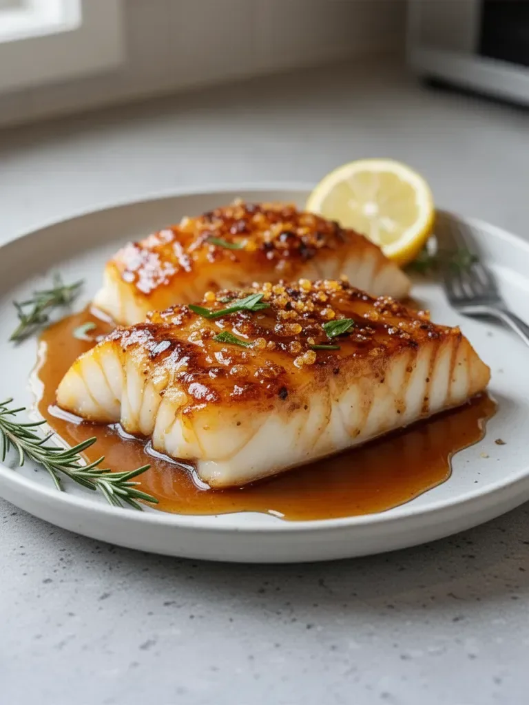 Honey Glazed Cod