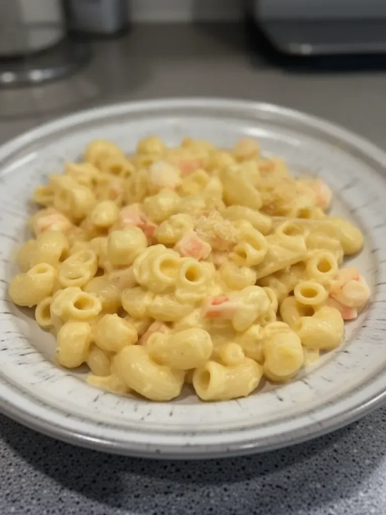 Imitation Crab Mac and Cheese