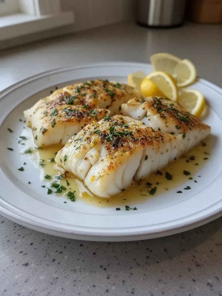 Irresistible Lemon Garlic Butter Cod in Just 25 Minutes!