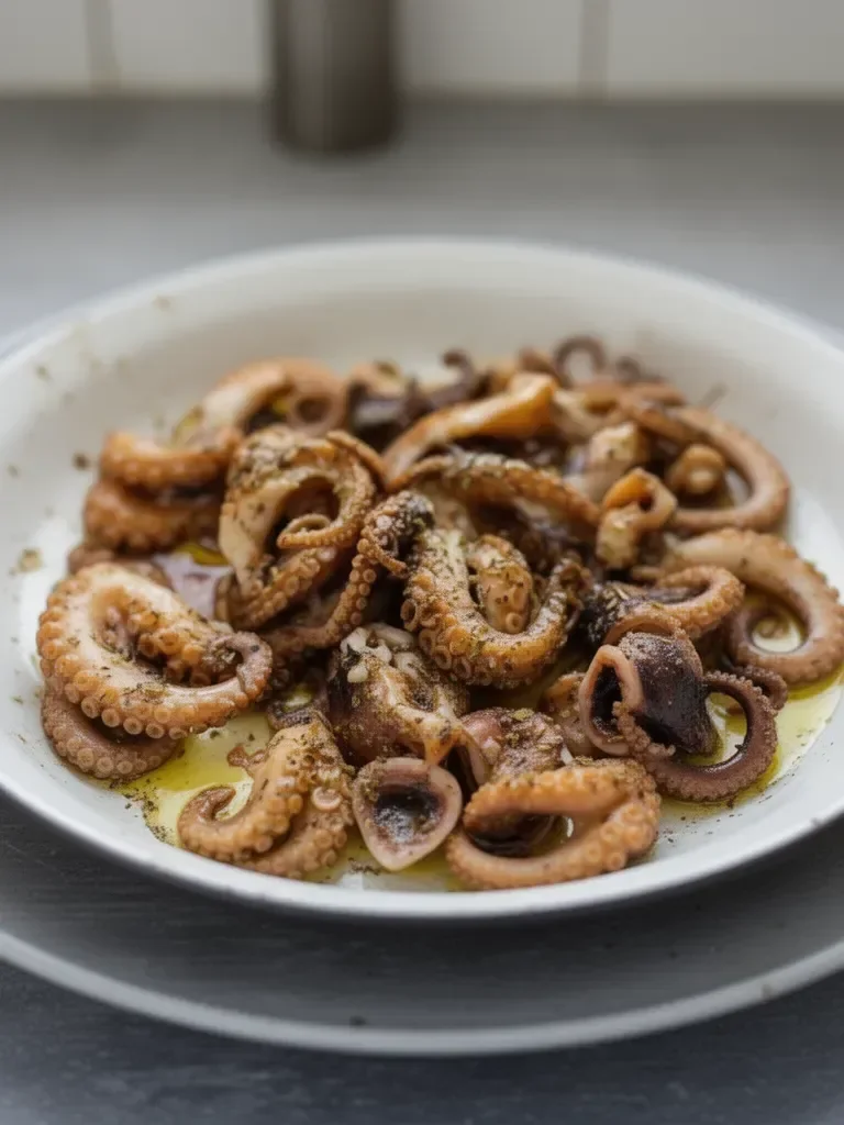 Marinated Baby Octopus