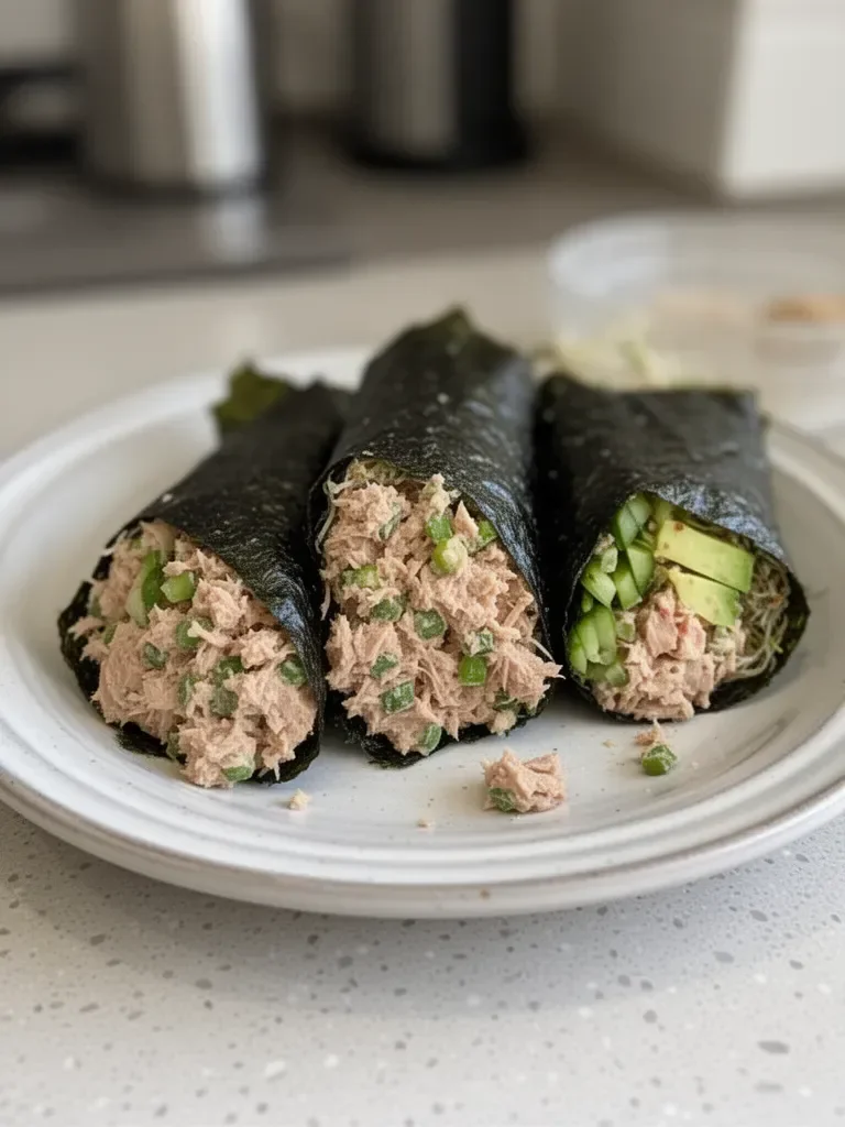 Nori Wraps - Paleo Tuna Salad