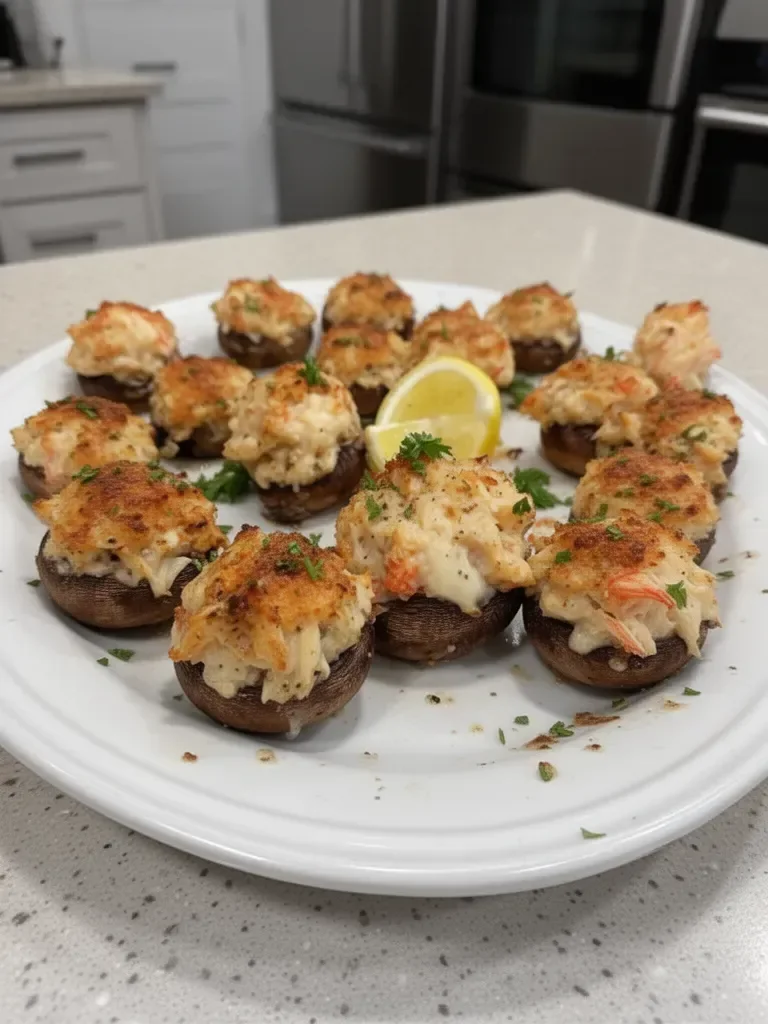 Red Lobster Crab Stuffed Mushrooms