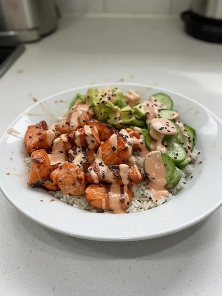 Salmon Rice Bowl