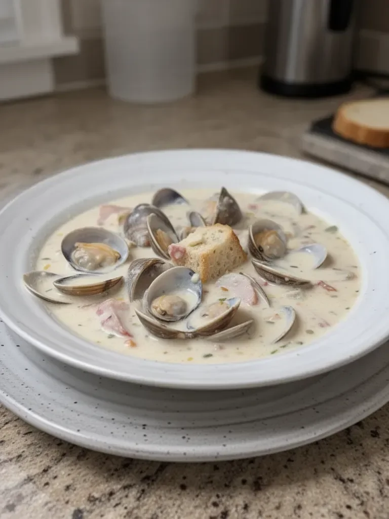 Slow Cooker Clam Chowder
