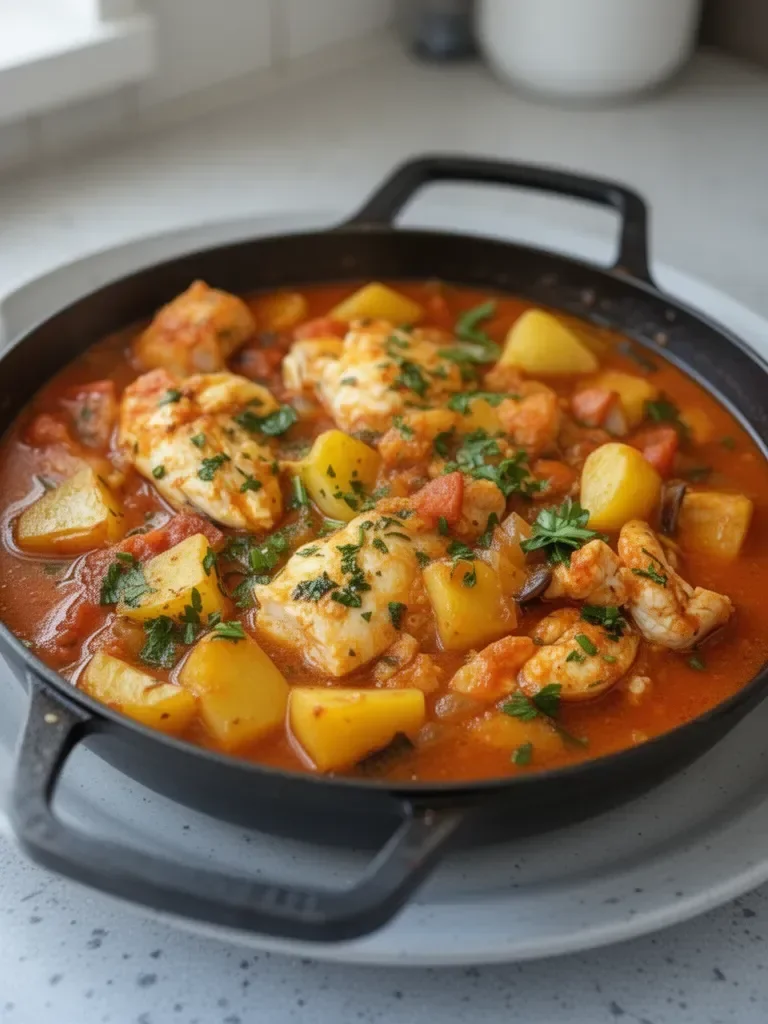 Spanish Fish Stew with Potatoes: An Incredible Ultimate Comfort Dish