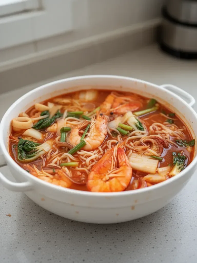 Spicy Seafood Noodle Soup