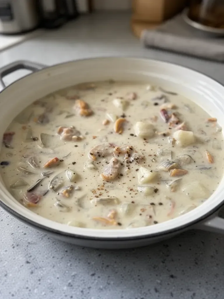 Traditional New England Clam Chowder