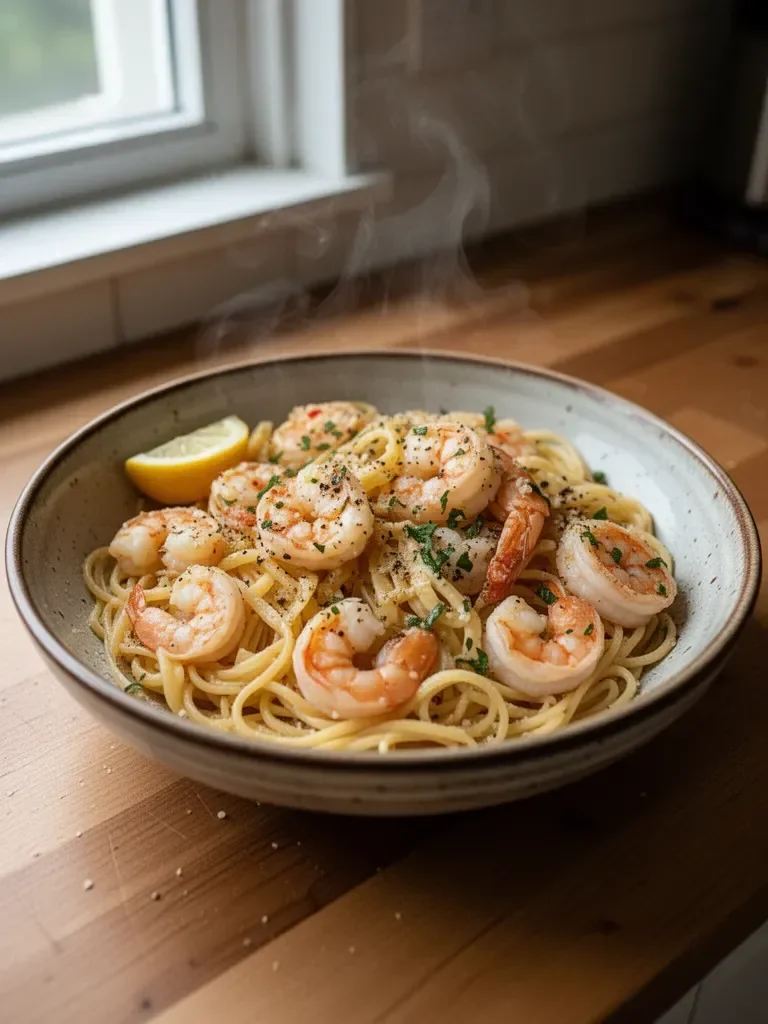 20-Minute Shrimp Scampi Linguine
