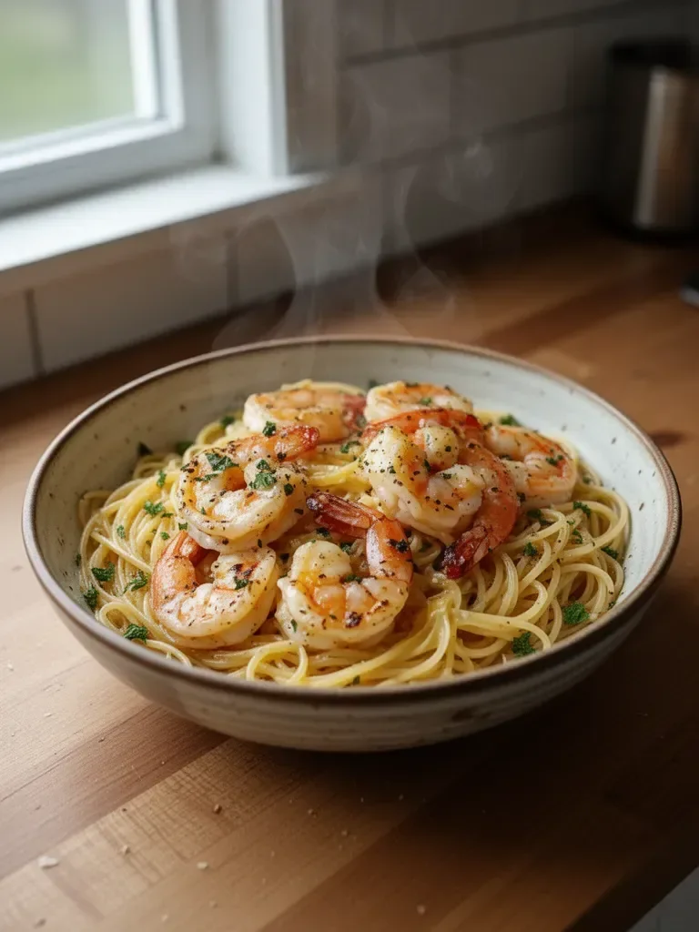 Garlic Butter Shrimp Scampi Pasta: A Quick Cozy Delight