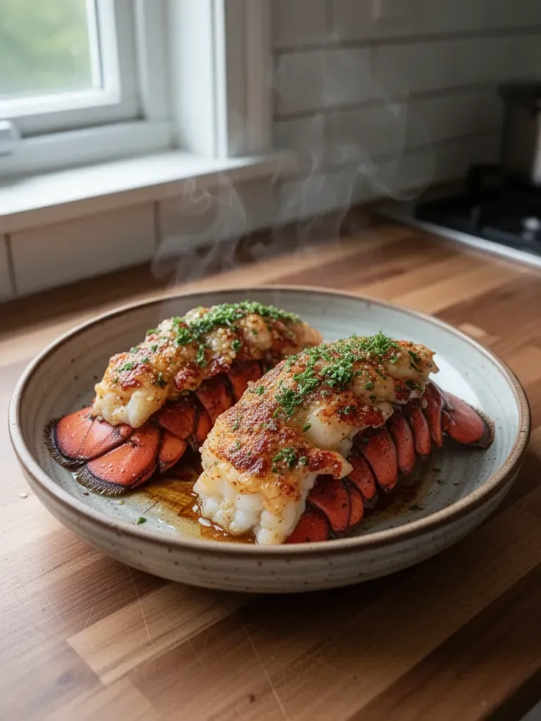 Perfect Garlic Butter Lobster Tails Recipe for Two
