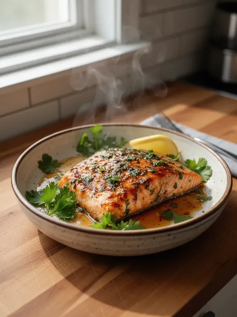 Texas Roadhouse Style Baked Salmon - Restaurant Flavor at Home